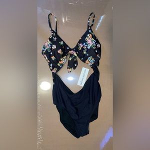 Floral One Piece Bathing Suit